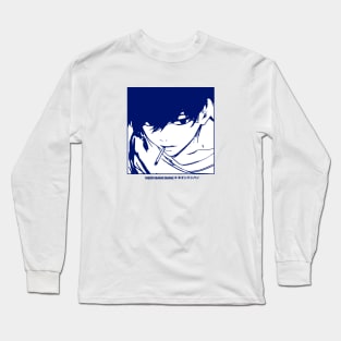 Anime Boy Smoking Grunge Aesthetic JRock Style Long Sleeve T-Shirt